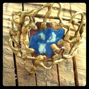 Bronze Drip Wrist Cuff